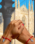 L'incastro magico • 2 Bracciali + 2 Charm PUZZLE - Filo Rosso del Destino